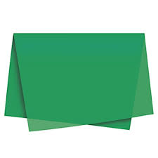 Papel de seda 48x60cm verde V.M.P Pct C/100 FL