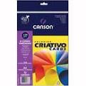 Canson- Bloco p/ Educação Artistica A4 75g/m 50 fls 8 cores  Pct c 10