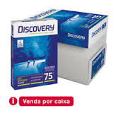 Discovery-Papel Sulfite A4 75g m² 210mm x 297mm cx 10 Resmas, Resmas c/ 500fls