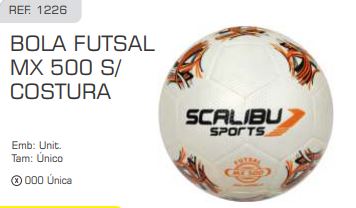 Bola de Futsal MX 500  s/ costura - Unit